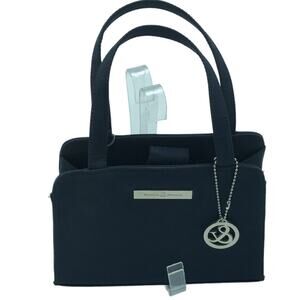 FRANKIE & JOHNNIE Navy Mini Satchel Bag